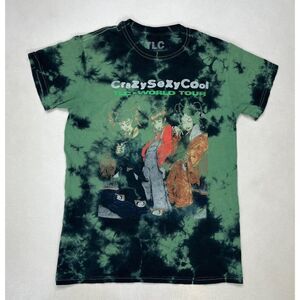 TLC Crazy Sexy Cool T-shirt Women Small Tie Dye Music Rap Short Sleeve